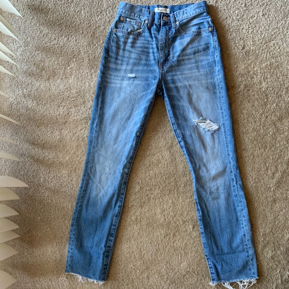 Madewell Rigid Skinny with Raw hem